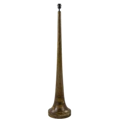 Lampvoet/vloerlamp Jovany wood oil brown