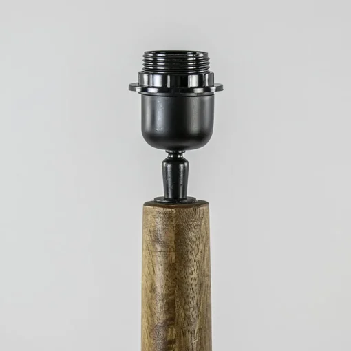 Lampvoet/vloerlamp Jovany wood oil brown