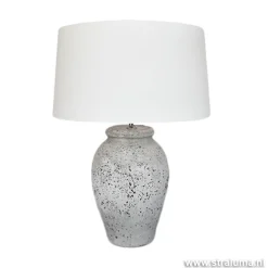 Landelijke stenen lampvoet Vulsini 50 cm