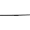 Langwerpige LED buitenlamp zwart 144 cm