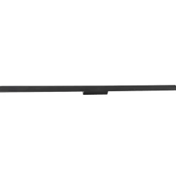 Langwerpige LED buitenlamp zwart 144 cm