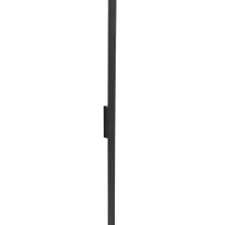 Langwerpige LED buitenlamp zwart 144 cm