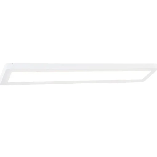 Langwerpige plafondlamp LED panel wit