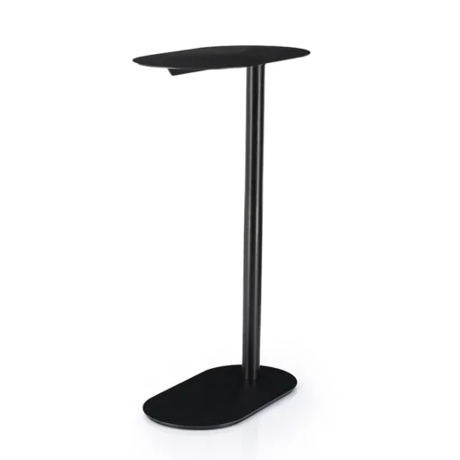 Laptoptafel zwart 43x24x70 cm