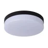 LED badkamerplafondlamp zwart met bewegingssensor