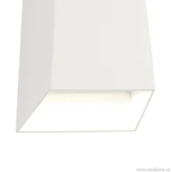 LED buitenlamp up+down wit aluminium IP54