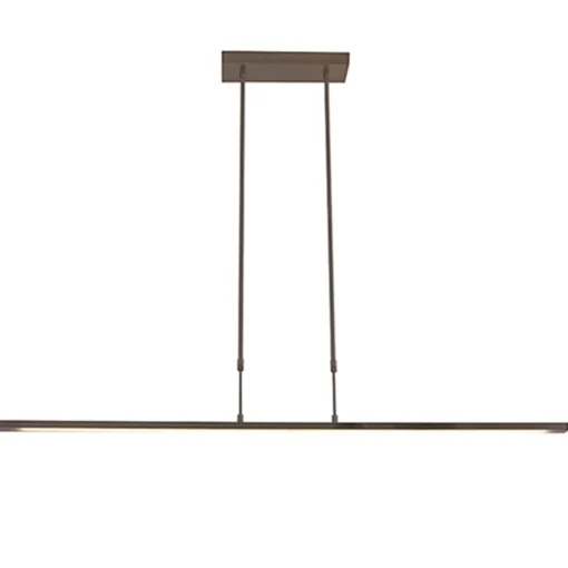 LED hanglamp brons inclusief dimmer