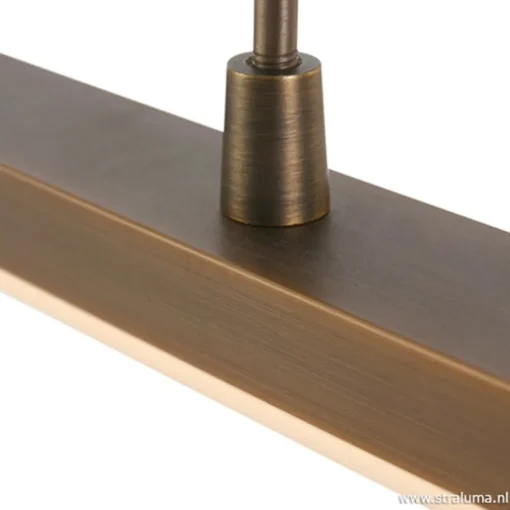 LED hanglamp brons inclusief dimmer