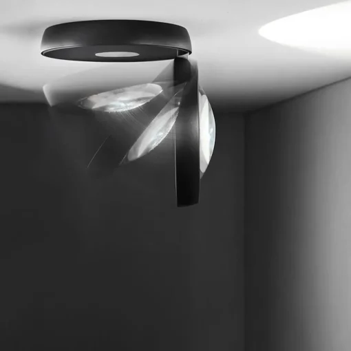 LED plafondspot Nautilus chroom verstelbaar