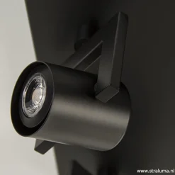 LED plafondspot vierkant mat zwart