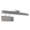 LED wandlamp schilderij geborsteld staal dimbaar