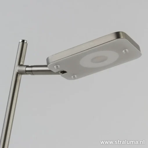 Leeslamp Block nikkel met pushdimmer