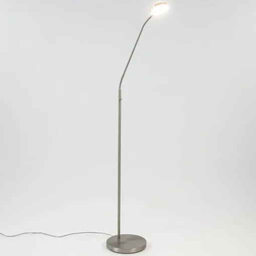 Leeslamp Denia Flex nikkel dim-to-warm