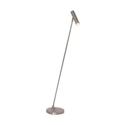 Leeslamp nikkel led + tastdimmer