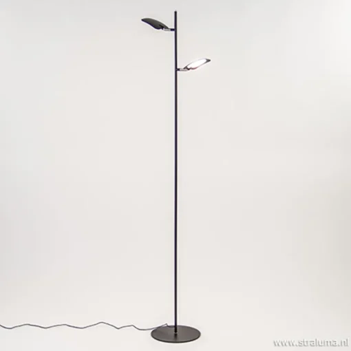 Leeslamp Raggio 2L zwart 3-step dim