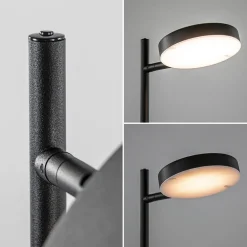 Leeslamp Round Move Portable zwart oplaadbaar
