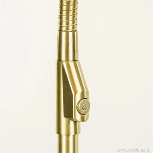 Leeslamp-vloerlamp LED messing dimbaar
