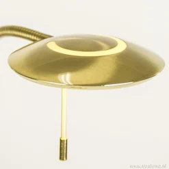 Leeslamp-vloerlamp LED messing dimbaar