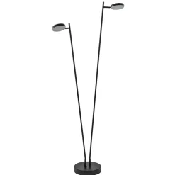 2-Lichts design vloerlamp LED op batterij dimbaar