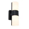 2-Lichts LED buitenlamp verstelbaar zwart aluminium