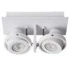 2-Lichts opbouwspot wit dim to warm LED