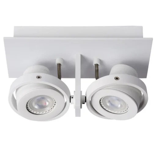 2-Lichts opbouwspot wit dim to warm LED