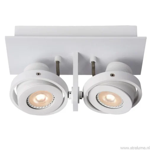 2-Lichts opbouwspot wit dim to warm LED
