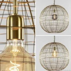 Light & Living hanglamp Mirana goud