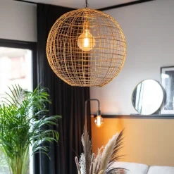 Light & Living hanglamp Mirana goud