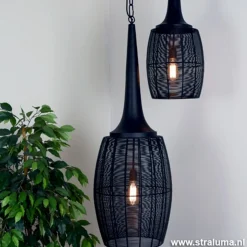 Light & Living hanglamp Ardelle zwart
