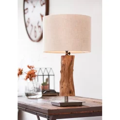 Light & Living lampvoet Siji metaal met hout