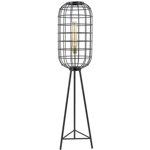 Light & Living vloerlamp Toah zwart met antiek brons