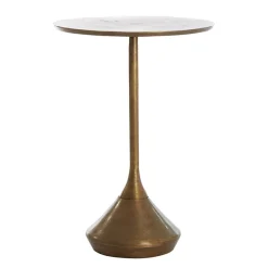 Light and Living bijzettafel Dimphy antiek brons
