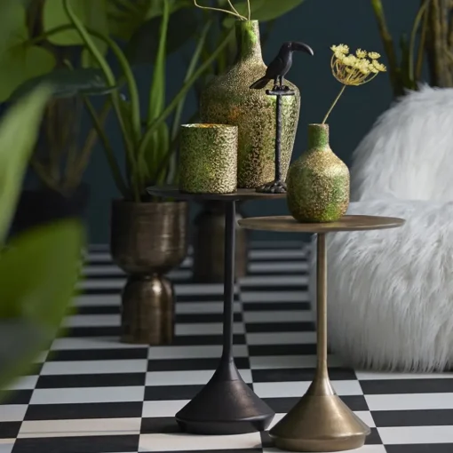 Light and Living bijzettafel Dimphy antiek brons