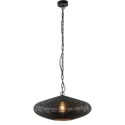 Light and Living hanglamp Bahoto mat zwart 51 cm