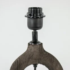 Light and Living lampvoet Sabuli donker bruin hout