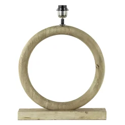 Light and Living lampvoet Nubia hout naturel
