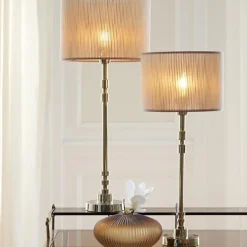 Light and Living lampvoet Kaliro glimmend goud
