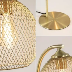 Light and Living tafellamp Moroc goud metaal