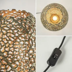 Light and Living tafellamp Sinula goud groot