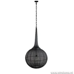 Light Living hanglamp Adrienne XL zwart