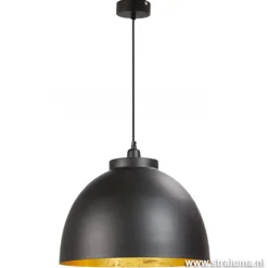 Light  Living Hanglamp Kylie zwart/goud