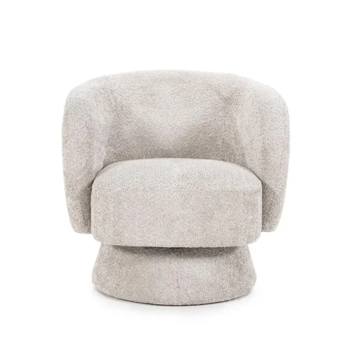 Lounge stoel taupe