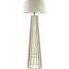 Luxe lampvoet naturel hout exclusief kap