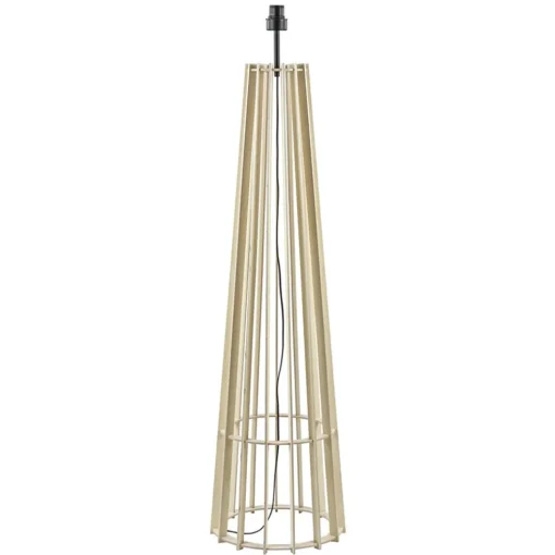 Luxe lampvoet naturel hout exclusief kap