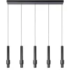 Mat zwarte design hanglamp inclusief LED