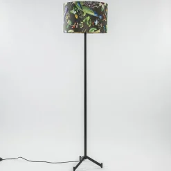 Mat zwarte vloerlamp Dennis Light & Living