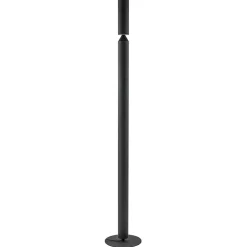 Mat zwarte vloerlamp up+down
