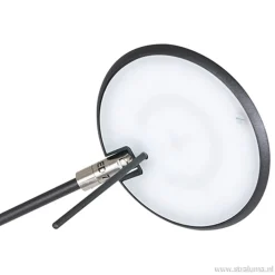 Moderne bureaulamp zwart met dimbaar LED