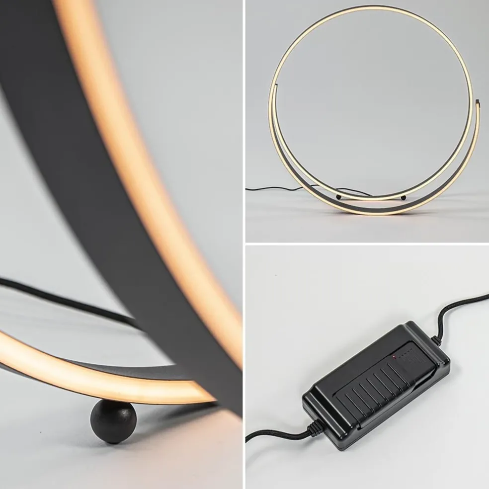 Moderne design vloerlamp LED dimbaar zwart